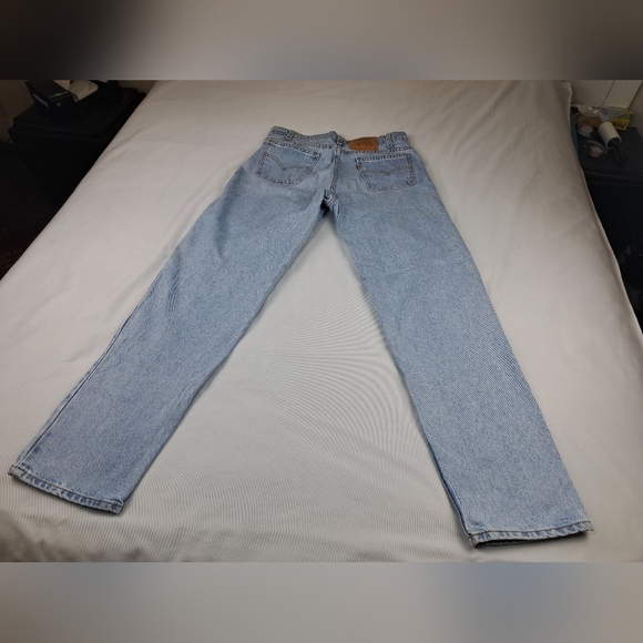 Vintage Orange Tab '96s Levi's 550 Relaxed Fit Tapered Leg W34 L32 - Picture 12 of 15